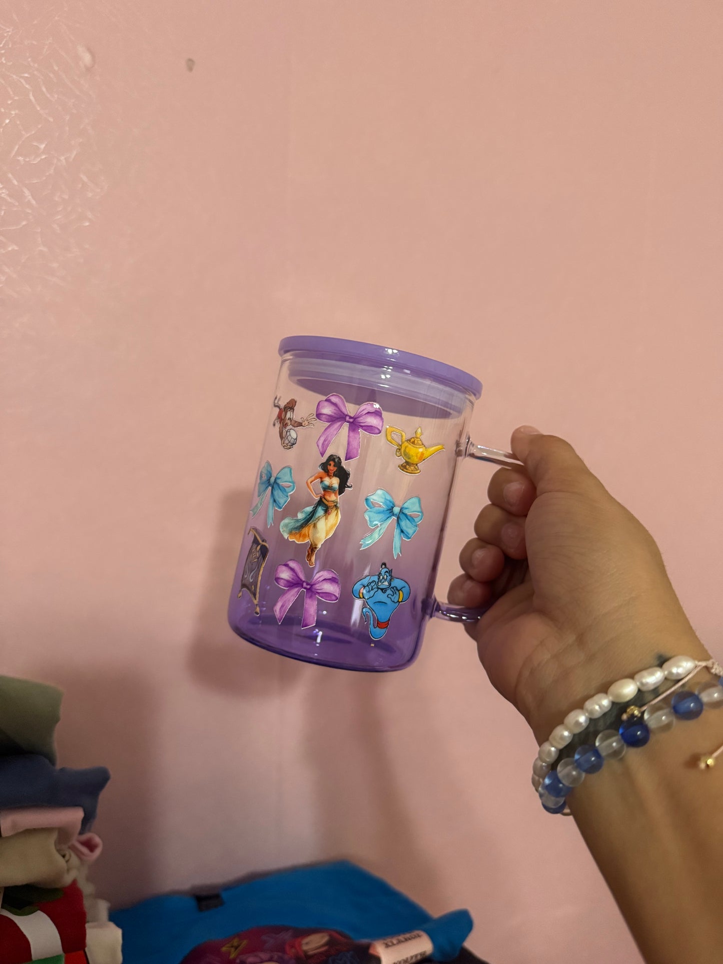 Glass cup Jazmine