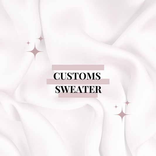 sweater with logo or design