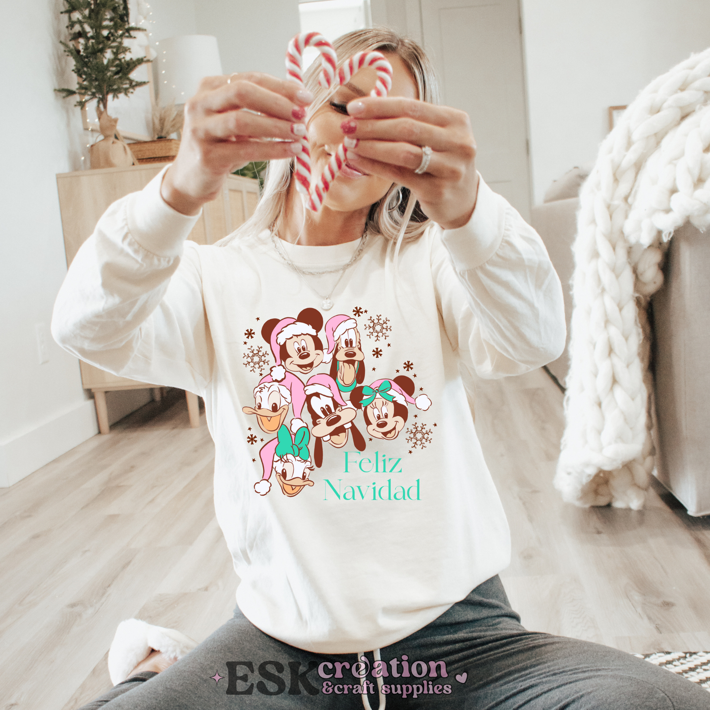 Feliz Navidad  pink
