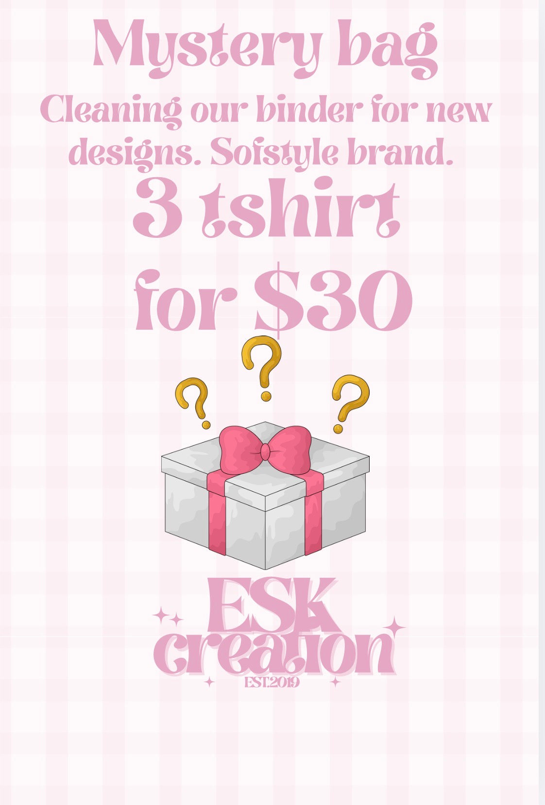 Mystery bag CLEARANCE