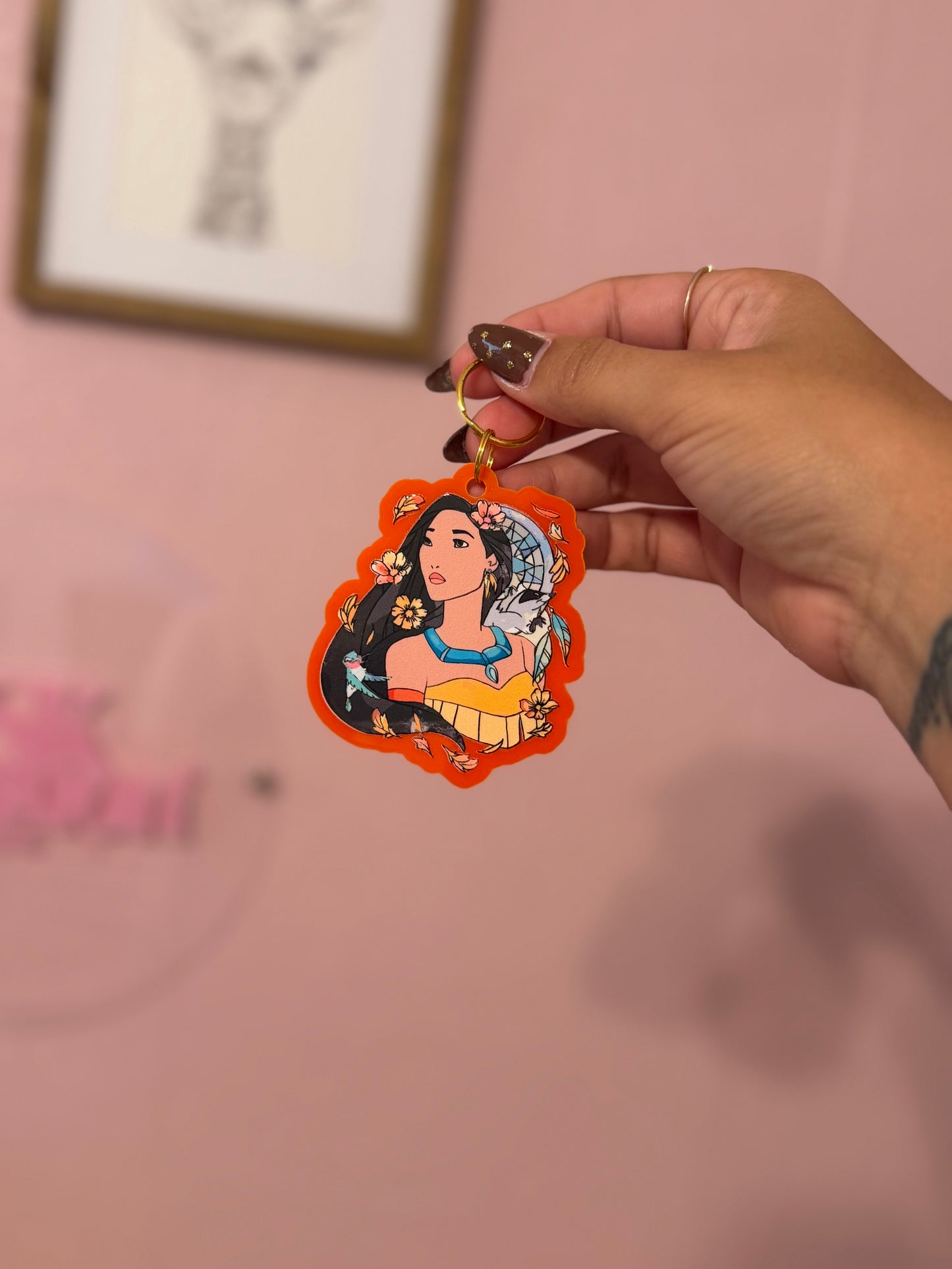 Pocahontas Keychain