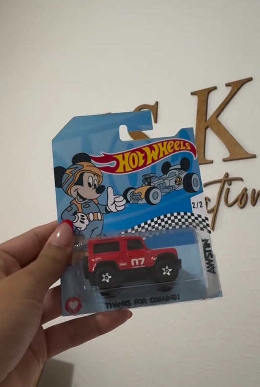 Hotwheels party favor