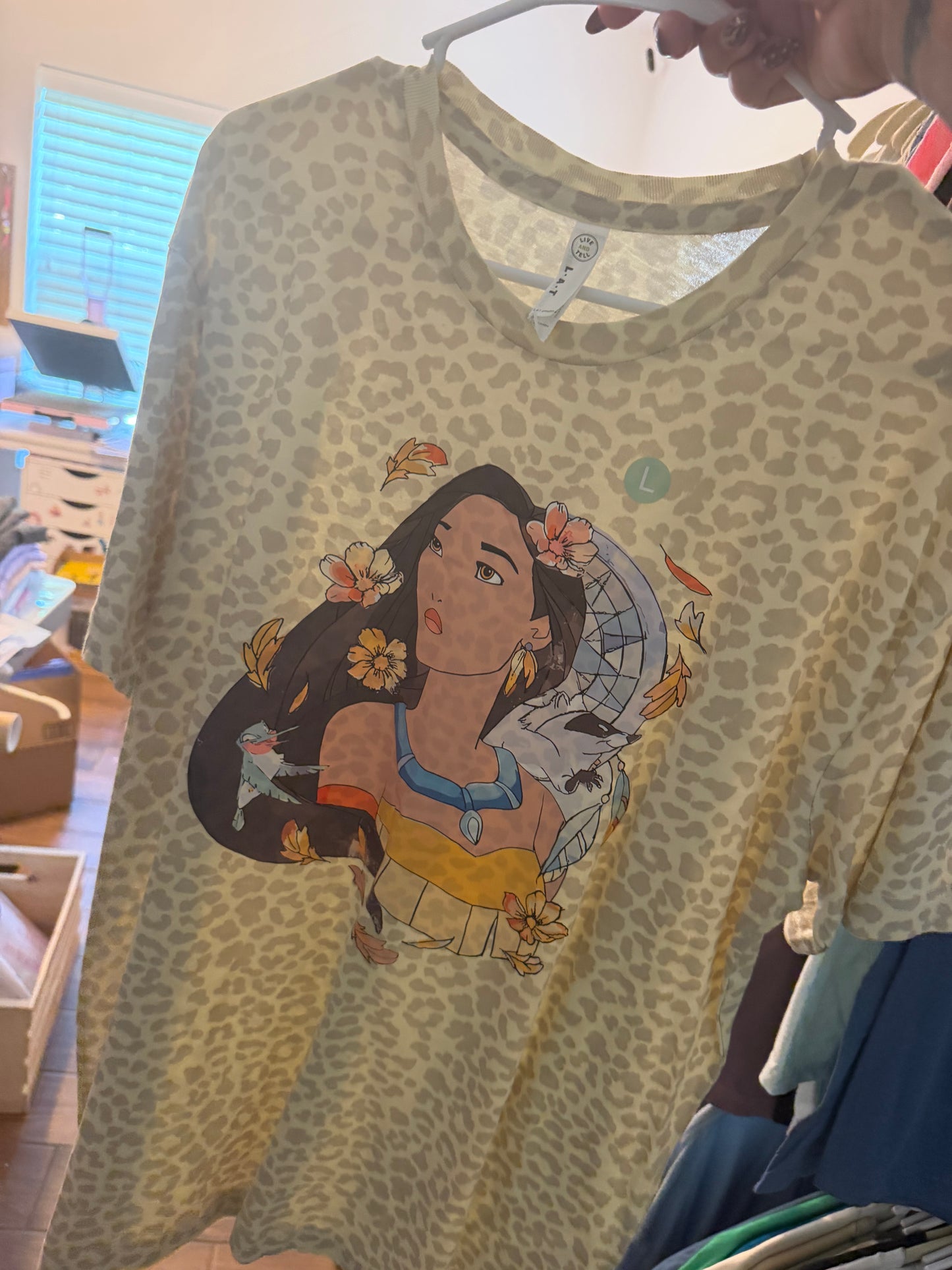 Pocahontas animal print