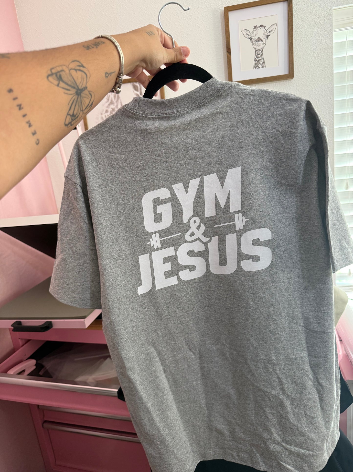 GYM & Jesus oversized