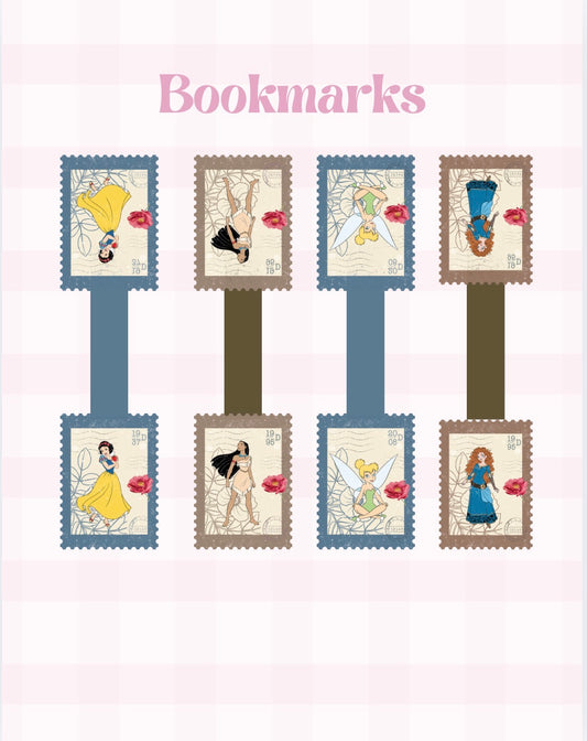 Princess magnets bookmark