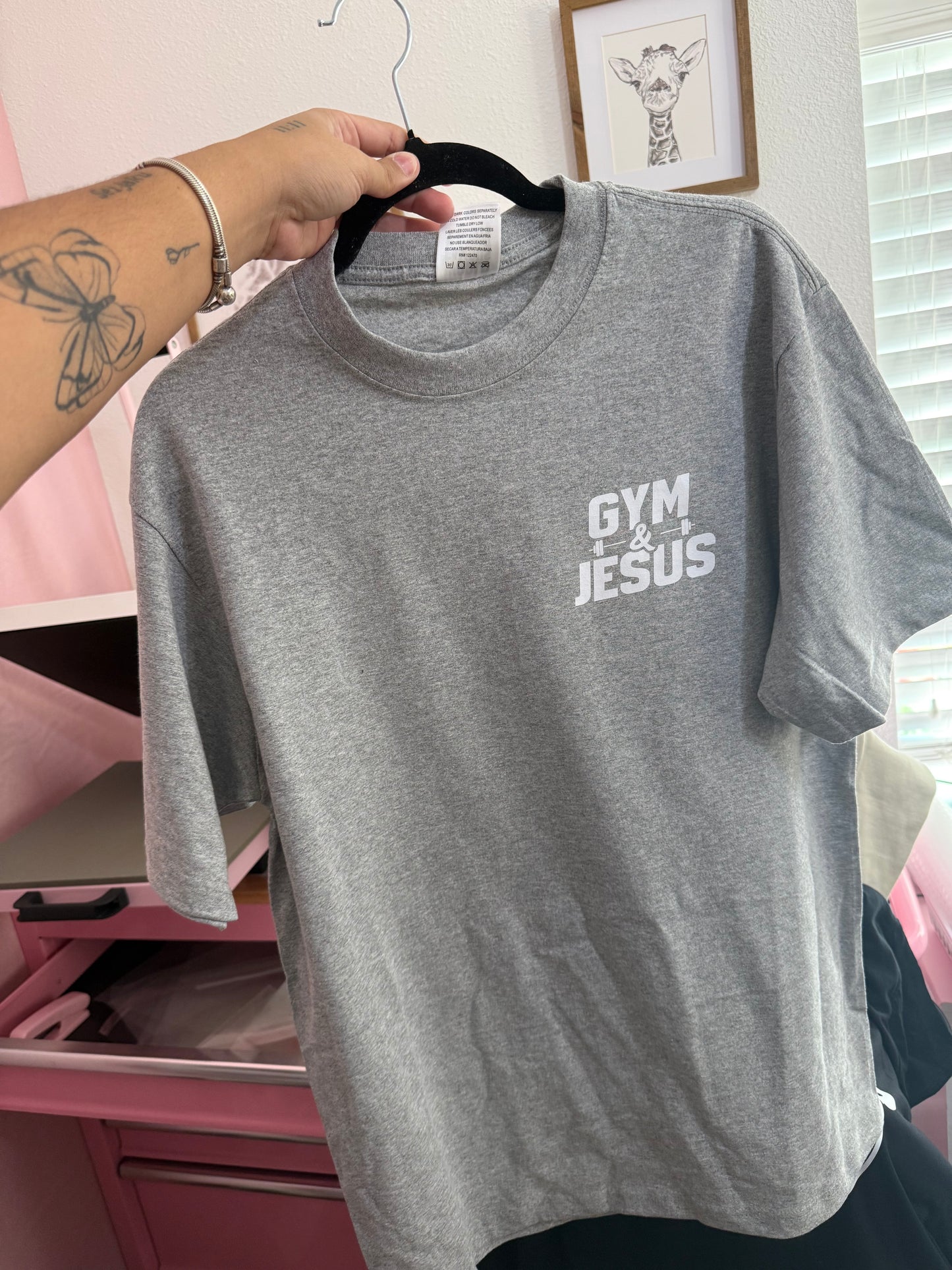 GYM & Jesus oversized